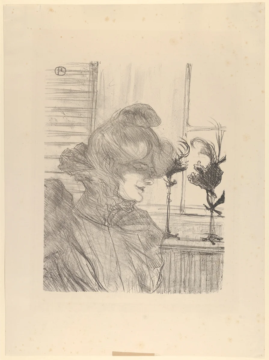 Louise Blouet "Le Margoin" by Henri de Toulouse-Lautrec, print, 1900