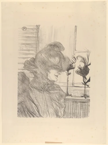 Louise Blouet "Le Margoin" by Henri de Toulouse-Lautrec, print, 1900