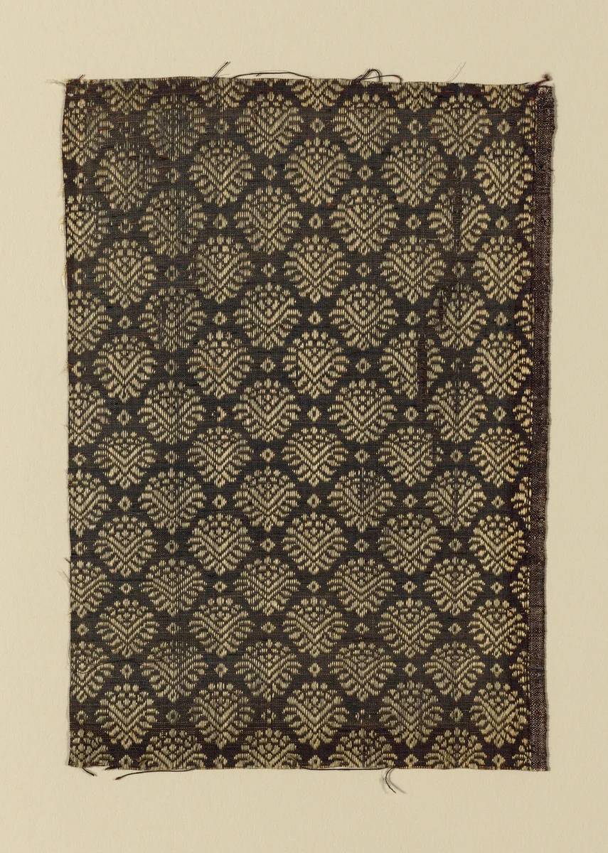 Fragment by Italy, textile, 1650-1700