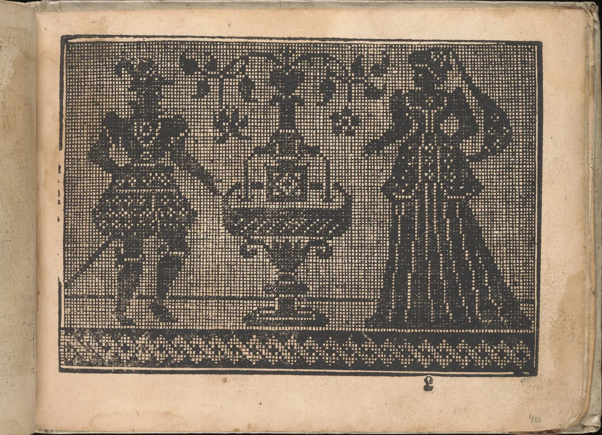 Neu künstlich Modelbuch (page 40r) by Bernhard Jobin, book, 1598