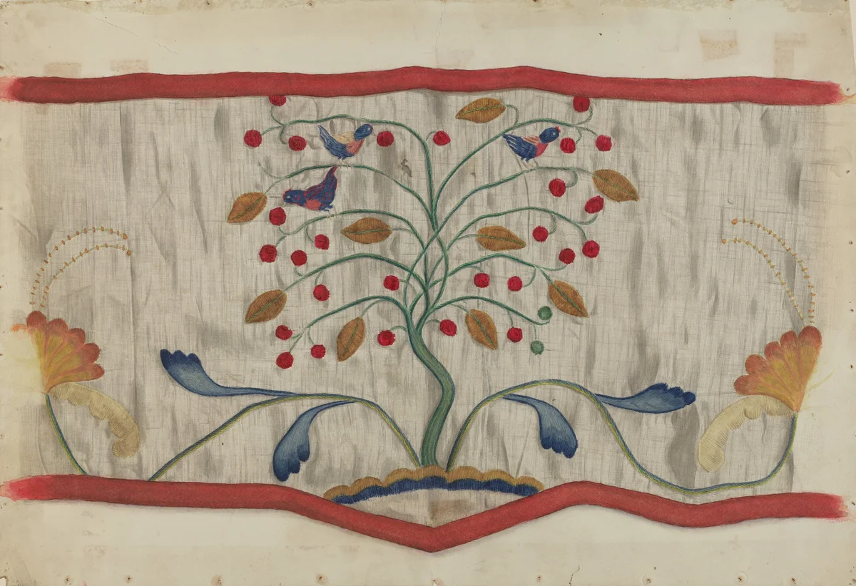 Valance by Eleanor Cunningham, index of american design, 1935-1942