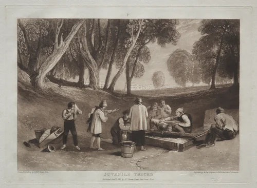 Liber Studiorum: Juvenile Tricks by Joseph Turner, print