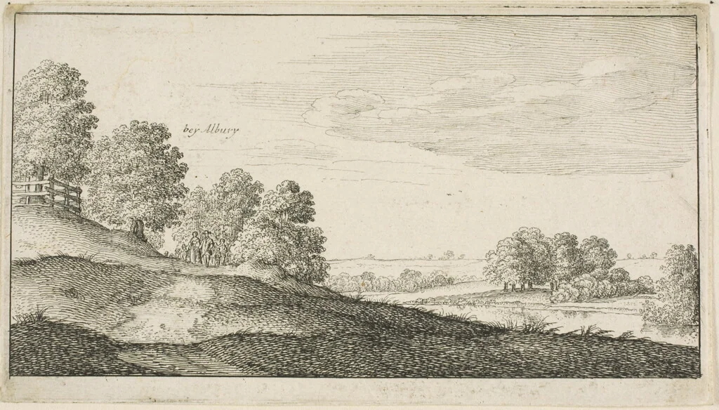 Albury by Wenceslaus Hollar, print, 1640-1650