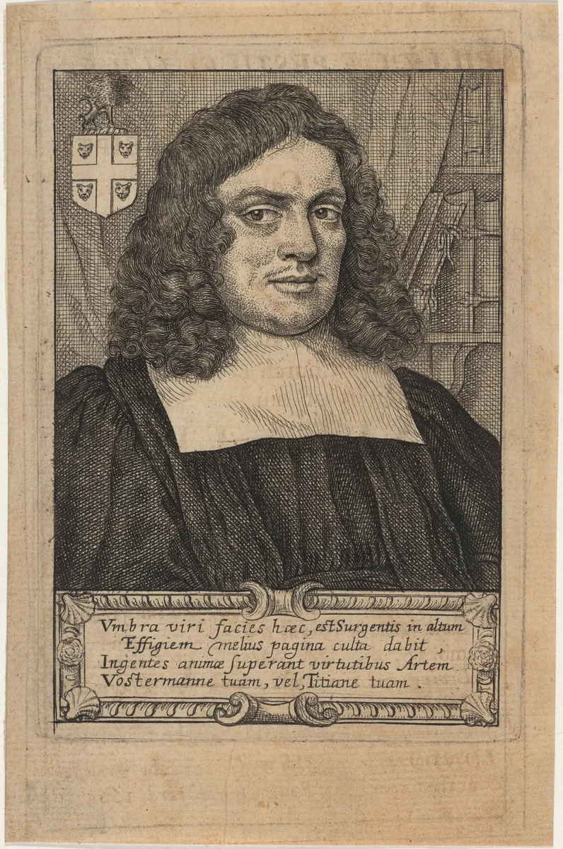 Richard Kingston, Political Pamphleteer, Chaplain to Charles I by Lucas Emil Vorsterman, print, 1595-1675
