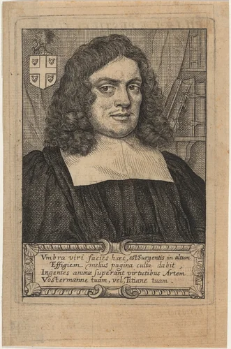 Richard Kingston, Political Pamphleteer, Chaplain to Charles I by Lucas Emil Vorsterman, print, 1595-1675
