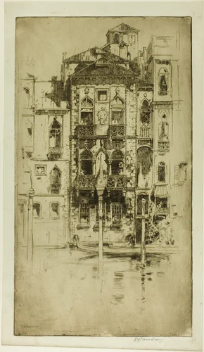 A Venetian Palace by David Young Cameron, print, 1898
