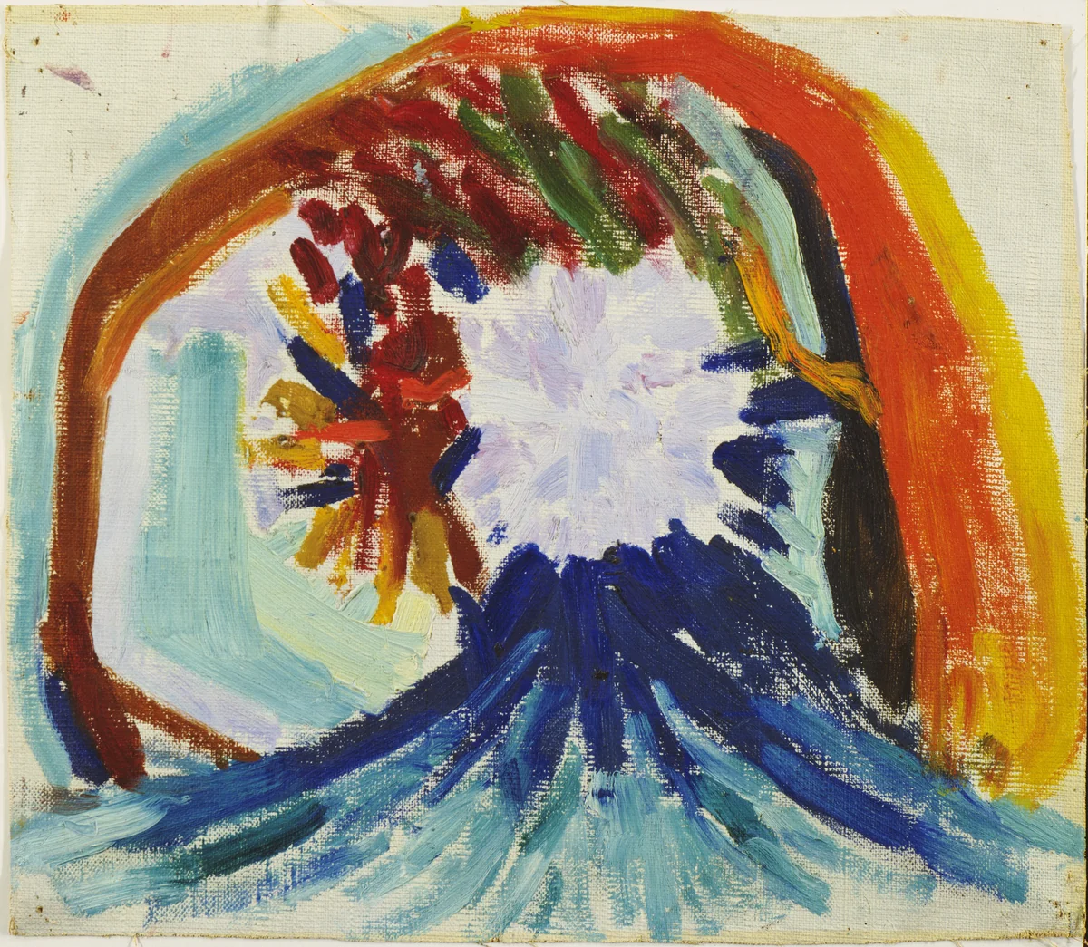 Color in Movement by Mikhail Matiushin, painting, 1920