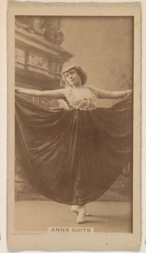 Anna Suits, from the Actresses series (N245) issued by Kinney Brothers to promote Sweet Caporal Cigarettes by Kinney Brothers Tobacco Company, photograph, 1890