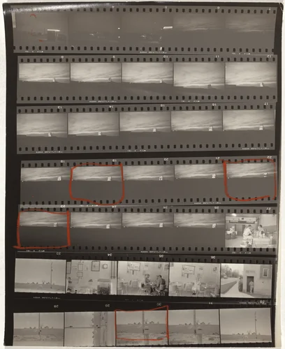 Guggenheim 720/Americans 30--U.S. 30 between Ogallala and North Platte, Nebraska by Robert Frank, photograph, 1956