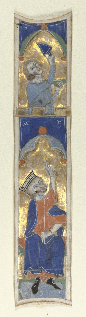 Historiated Initial (I) Excised from a Bible by Unknown, manuscript, 1200-1299