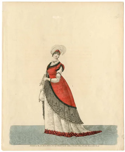 Fashion plate by Nicolaus Heideloff, artwork, 1800