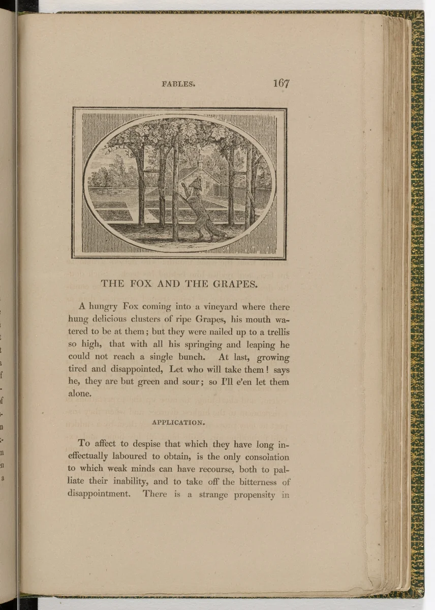 Headpiece (page 167) from The Fables of Aesop by Thomas Bewick, illustrated book, 1818