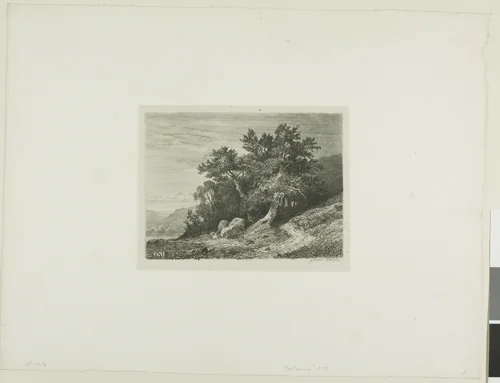 Alpine Landscape by Alexandre Calame, print, 1830-1864