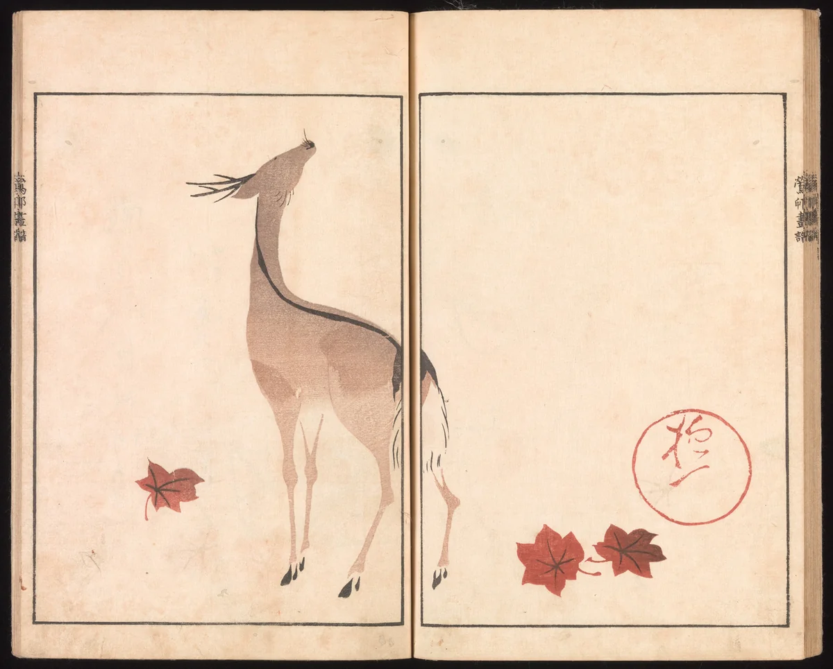 Ōson (Hōitsu) Picture Album (Ōson gafu) by Sakai Hōitsu (酒井抱一), book, 1817