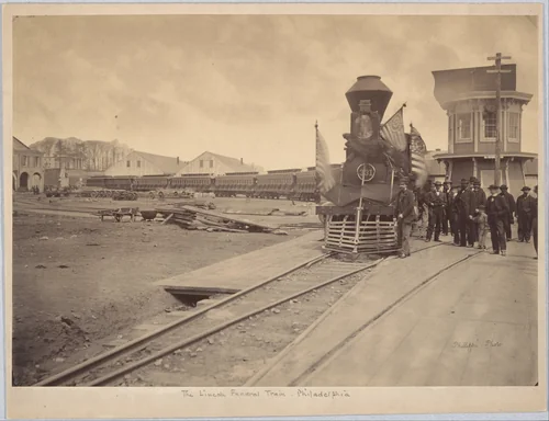 The Lincoln Funeral Train, Philadelphia by Charles L. Philippi, photograph, 1865