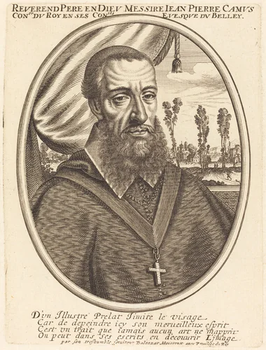 Jean Pierre Camus by Balthasar Moncornet, print, 1600-1668