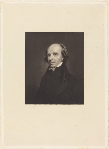 John Flaxman by William Camden Edwards; John Jackson, print, 1777-1855