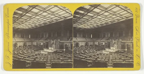 House of Representatives by J. F. Jarvis, photograph, 1875-1899