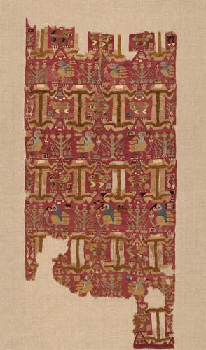 Panel by Lambayeque, textile, 1000-1476