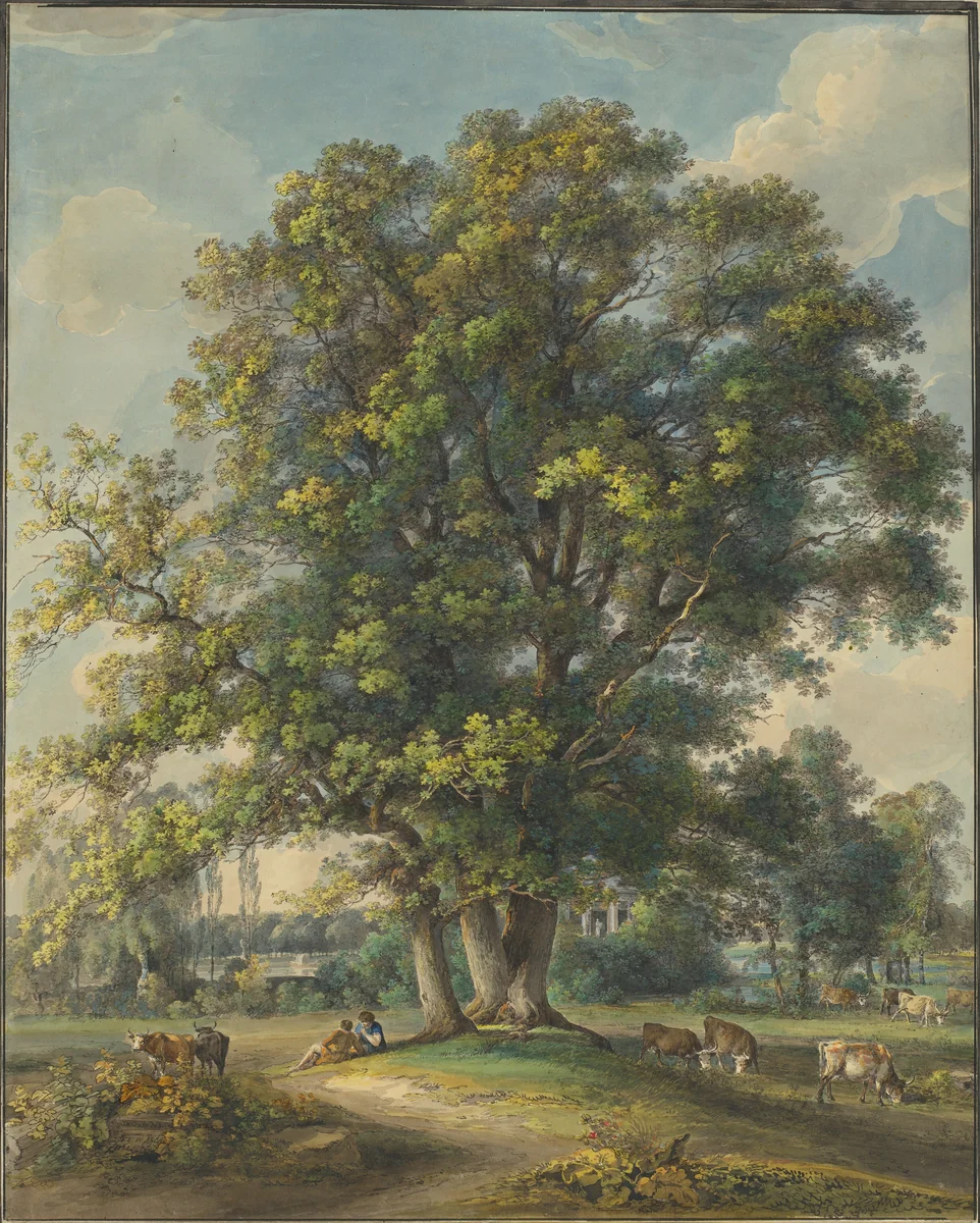 Et in Arcadia Ego by Johann Georg von Dillis, drawing, 1790-1800