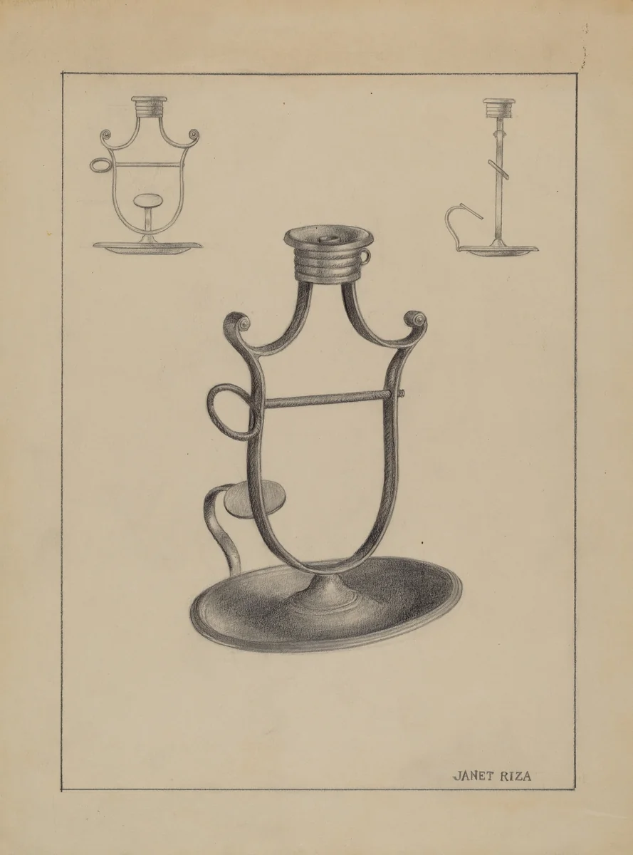 Taper Jack by Janet Riza, index of american design, 1936