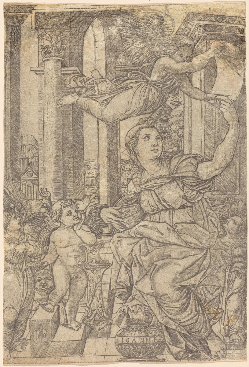 The Cumaean Sibyl by Jean Duvet, print, 1517