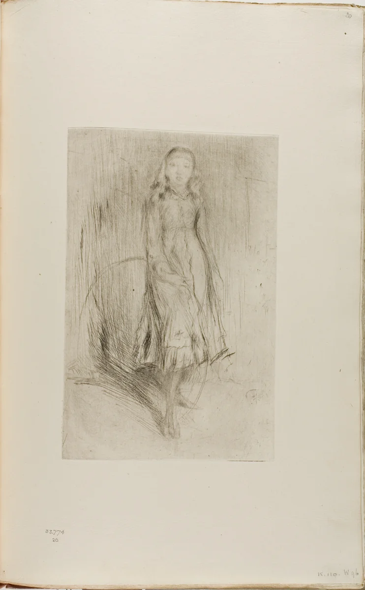 Florence Leyland by James McNeill Whistler, print, 1874