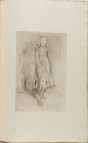Florence Leyland by James McNeill Whistler, print, 1874