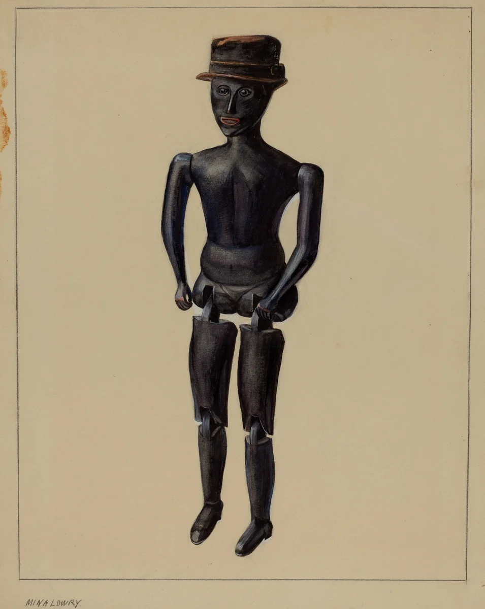 Dancing Doll by Mina Lowry, index of american design, 1937