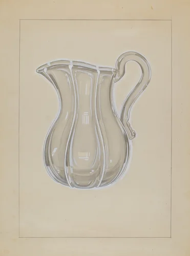 Water Pitcher by John Dana, index of american design, 1936