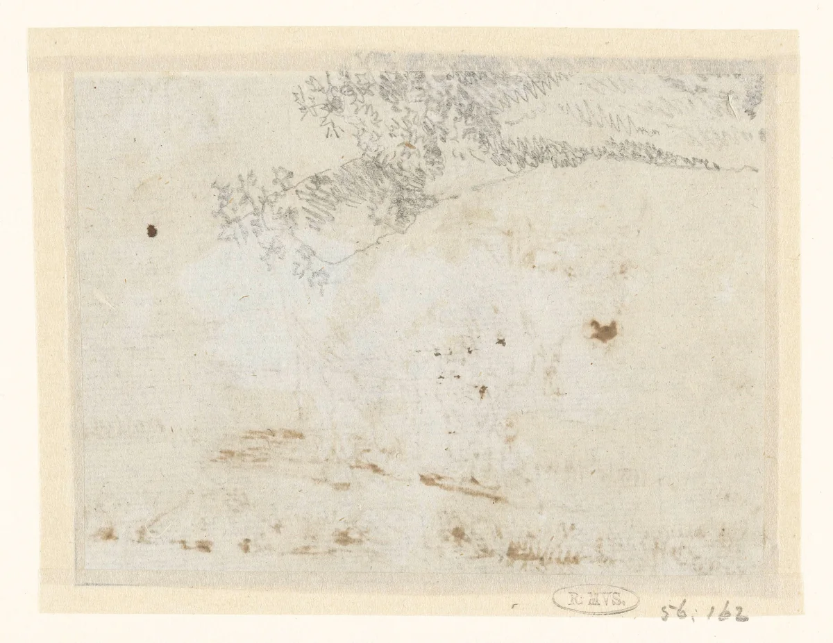 Landschapschets by David de Sandoz-Rollin, drawing, 1750-1809