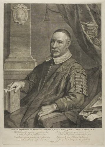 Johannes Wachterlaer by Cornelis Visscher, print, 1649-1658