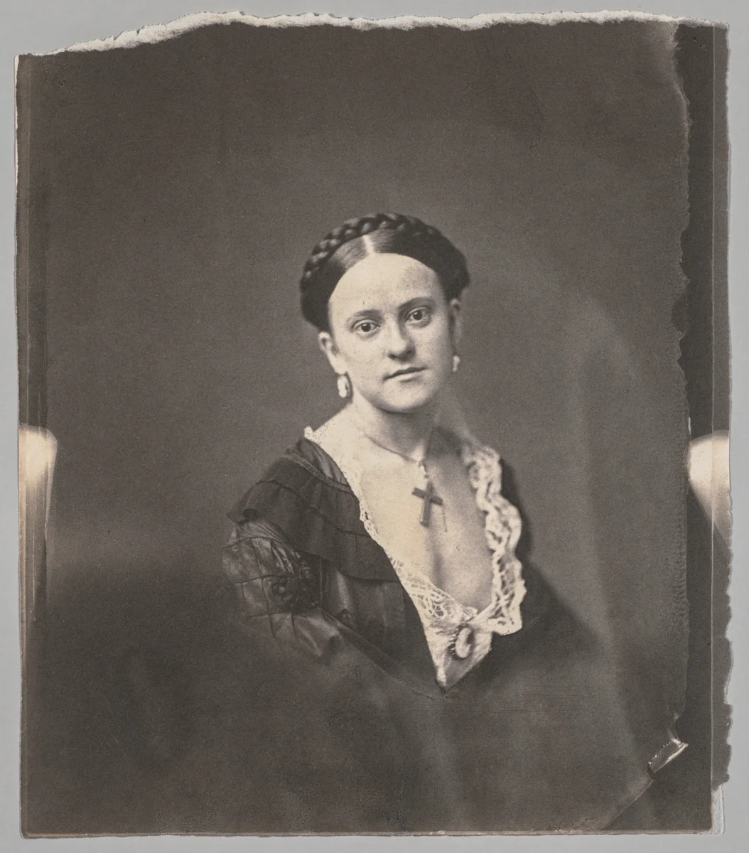 Mrs. John R. Johnston by John R. Johnston, photograph, 1850-1857