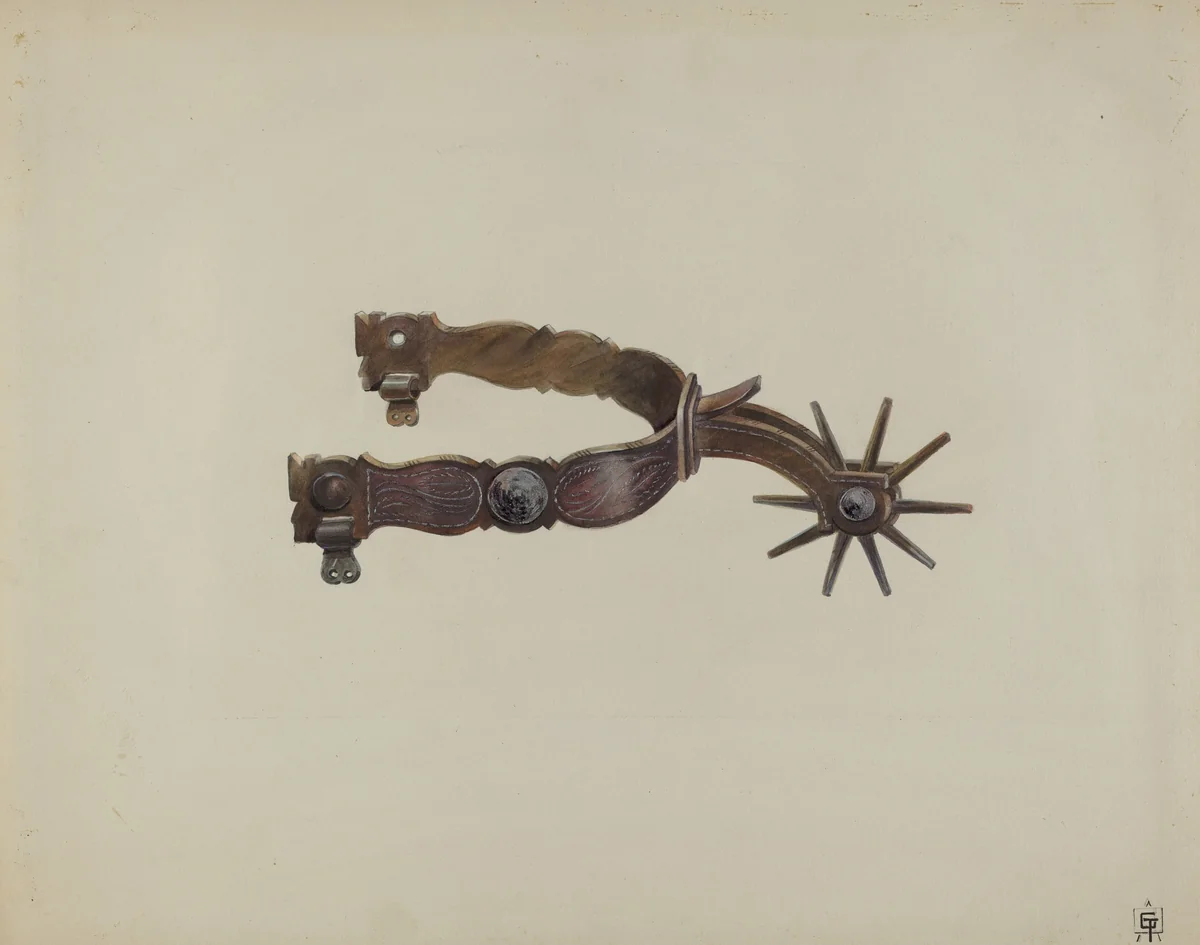 Spur by Gerald Transpota, index of american design, 1936