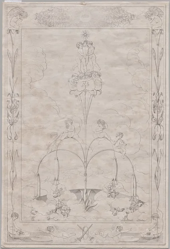 Morning by Philipp Otto Runge, print, 1803-1805