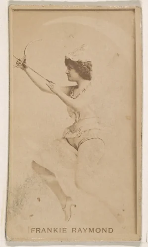 Frankie Raymond, from the Actresses series (N245) issued by Kinney Brothers to promote Sweet Caporal Cigarettes by Kinney Brothers Tobacco Company, photograph, 1890