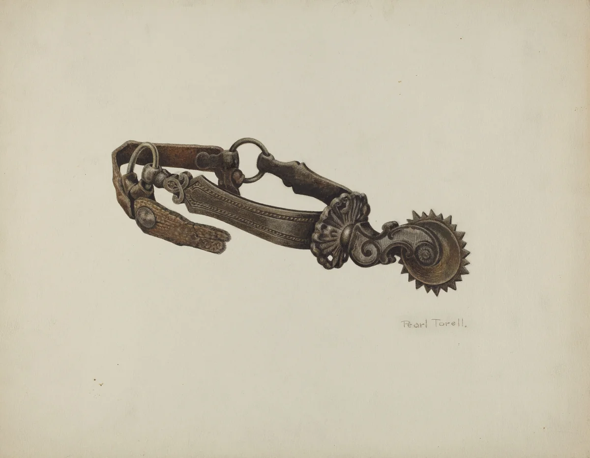 Spur by Pearl Torell, index of american design, 1938