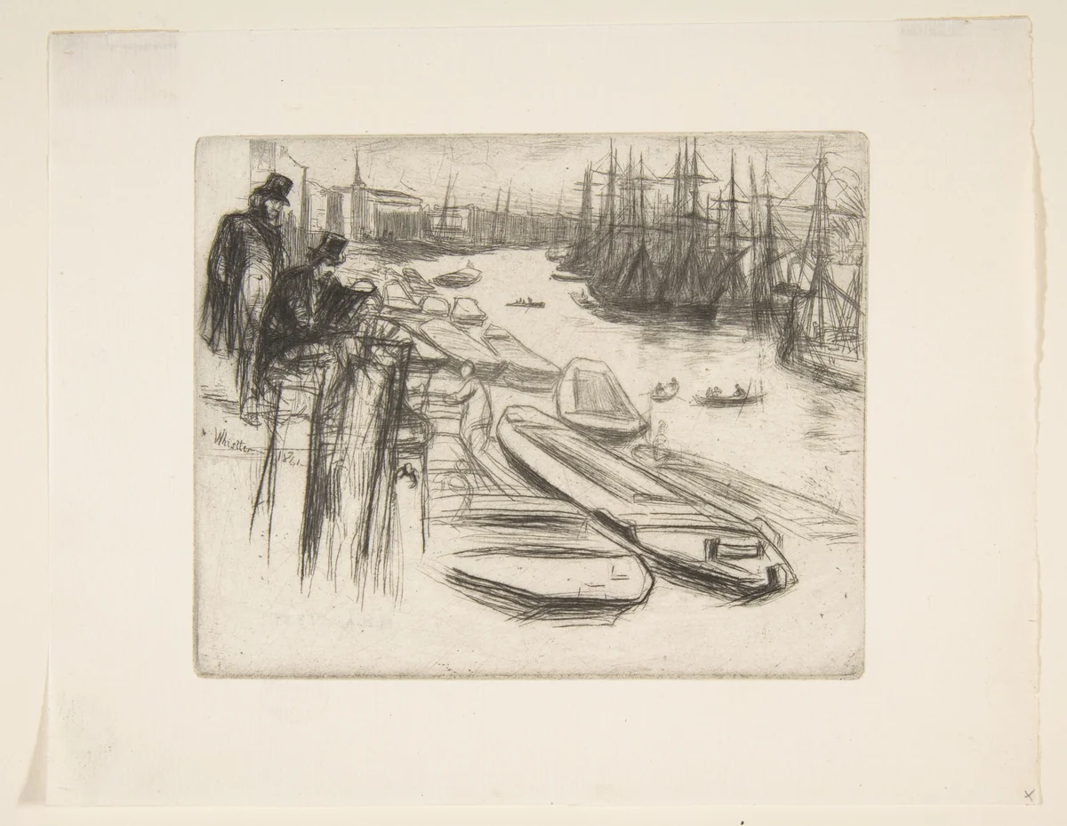 The Little Pool by James McNeill Whistler, print, 1861