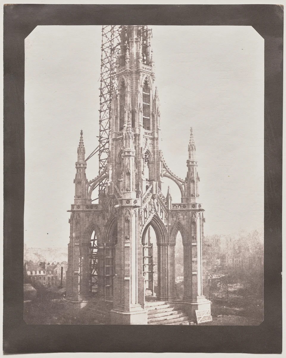 Sir Walter Scott's Monument, Edinburgh by William Henry Fox Talbot, photograph, 1844