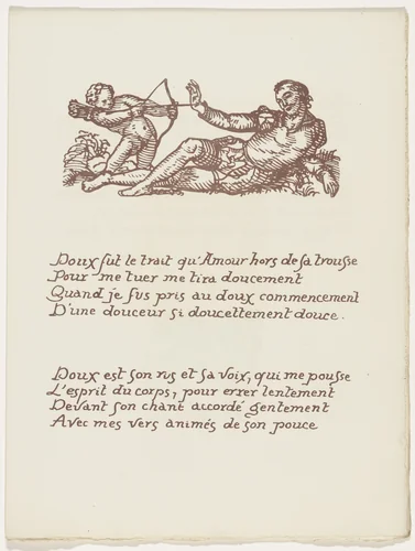 Headpiece (folio 40) from Les Amours (The Loves) by Émile Bernard, illustrated book, 1915