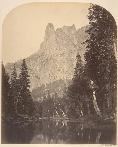 River View, Sentinel, 3270 Feet by Carleton E. Watkins, photograph, 1861