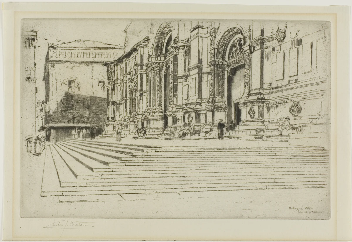 Bologna by Charles John Watson, print, 1893