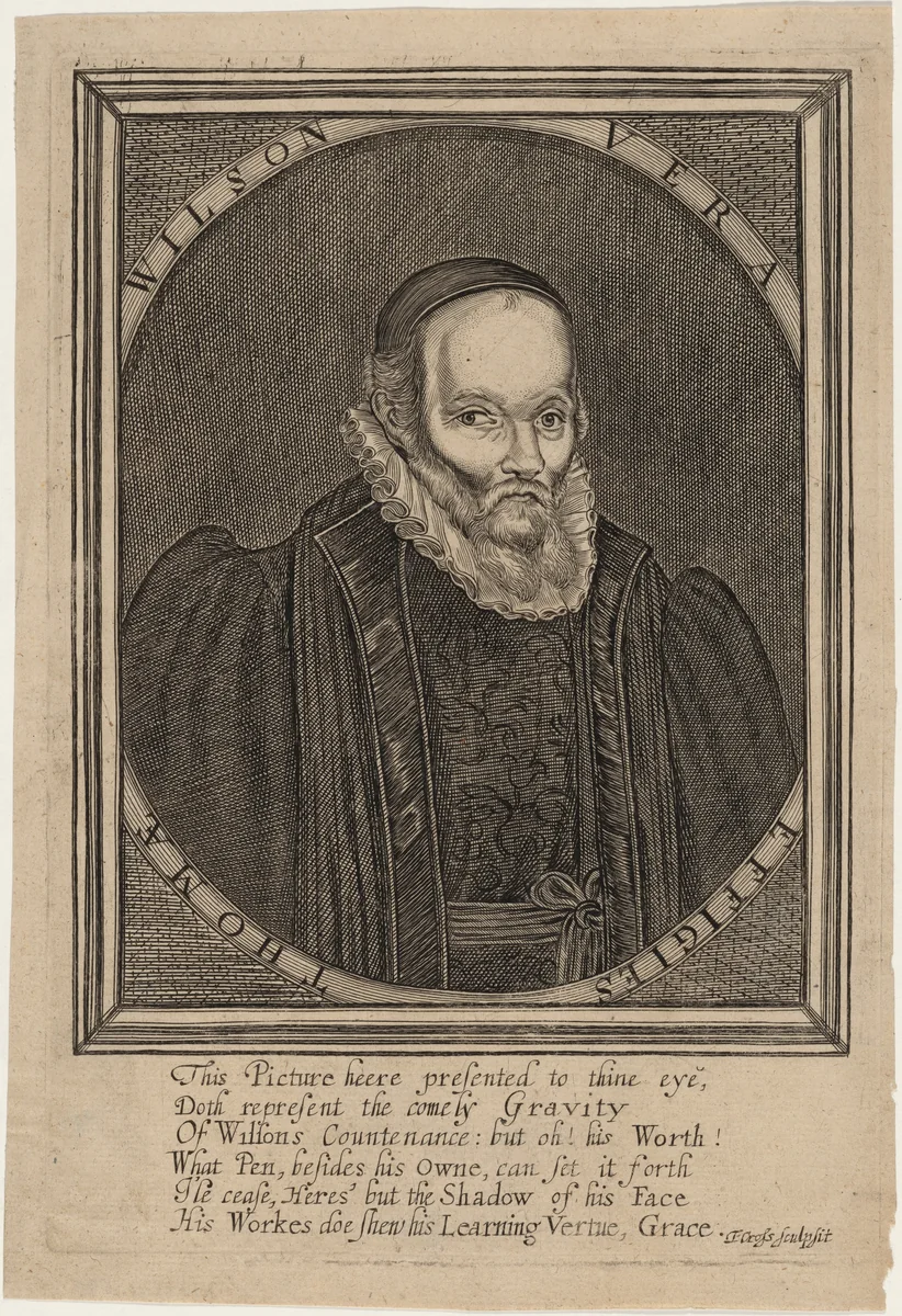 Thomas Wilson by Thomas Cross, print, 1655