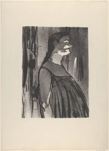 Madame Abdala, from "Le Café Concert" by Henri de Toulouse-Lautrec, print, 1893