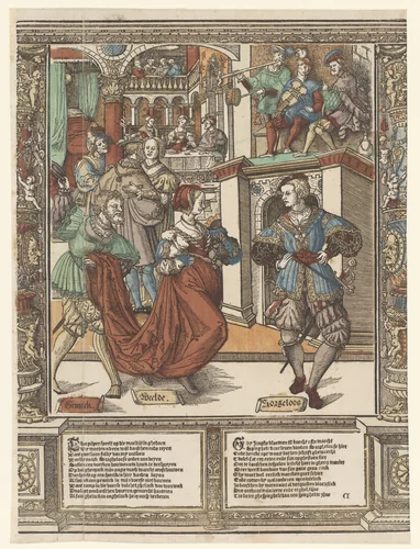 Het bal by Cornelis Anthonisz, print, 1541