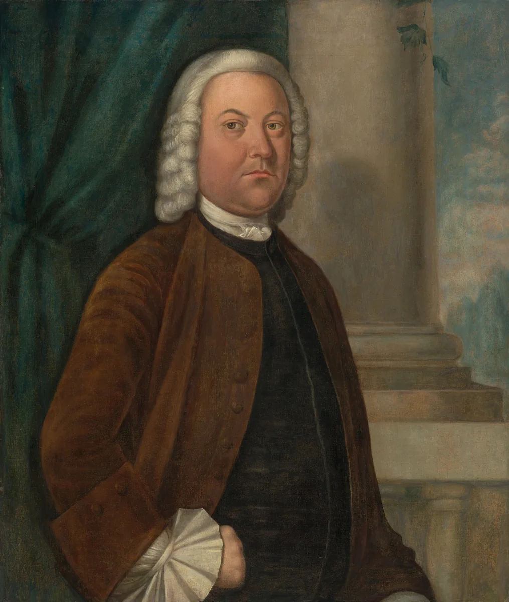 Dr. Samuel Boude by Benjamin West, painting, 1755-1756