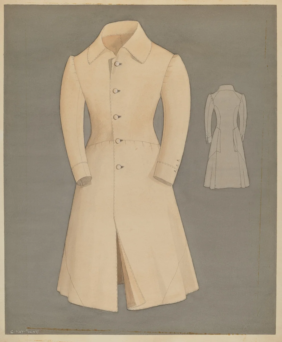 Top Coat by Creighton Kay-Scott, index of american design, 1937
