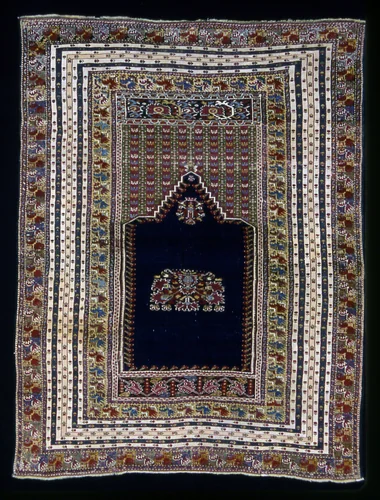 Prayer Carpet by Turkey, Anatolia, textile, 1875-1900
