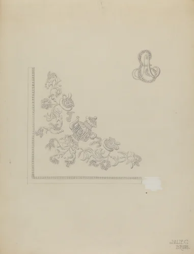 Handmade Embroidery by Julie C. Brush, index of american design, 1935-1942