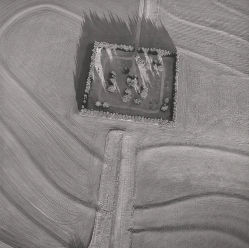 Rose Hill Cemetery, McPherson County, Kansas by Terry Evans, photograph, 1991